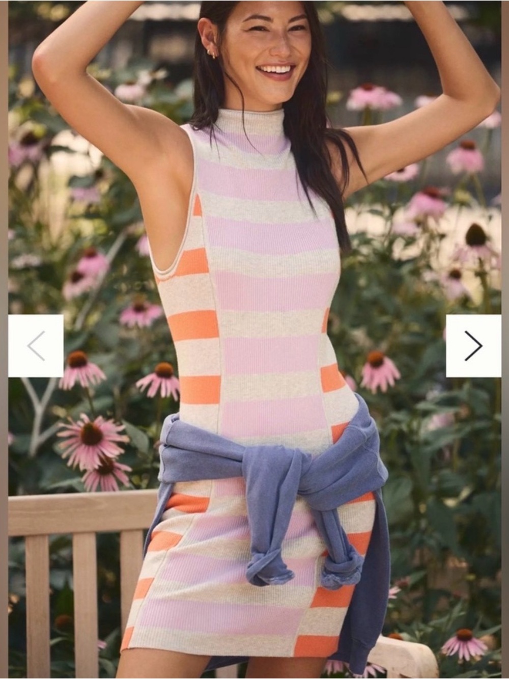 Daily Practice by Anthropologie Sleeveless Mock-Neck Sweater Dress